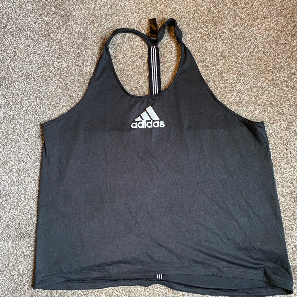 Black Adidas Workout Tank